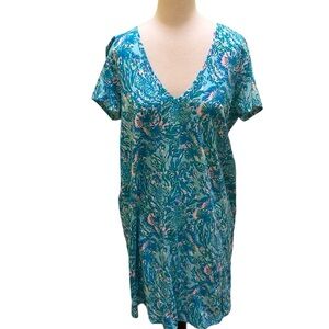 NWT Lilly Pulitzer Etta Short Sleeve Dress XL